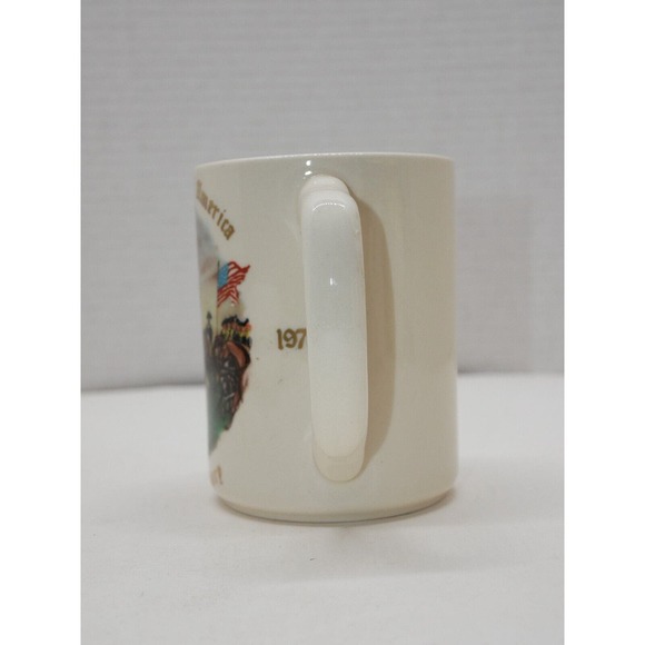 United States of America 200th Anniversary Collector Mug Conrad Crafters 1976 - Picture 6 of 12